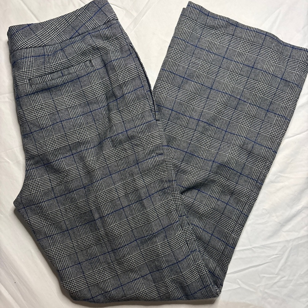 Vintage Gray Plaid Trousers